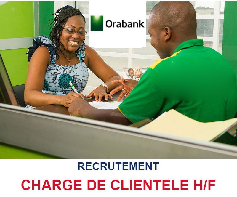ORABANK GUINEE RECRUTE CHARGE CLIENTELE PME PMI H/F