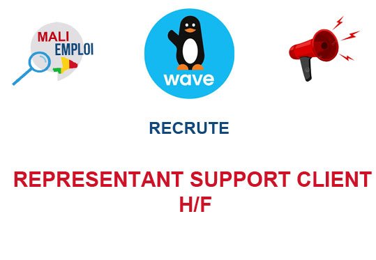 WAVE RECRUTE REPRESENTANT SUPPORT CLIENT H/F