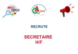 ONG AZHAR RECRUTE SECRETAIRE H/F