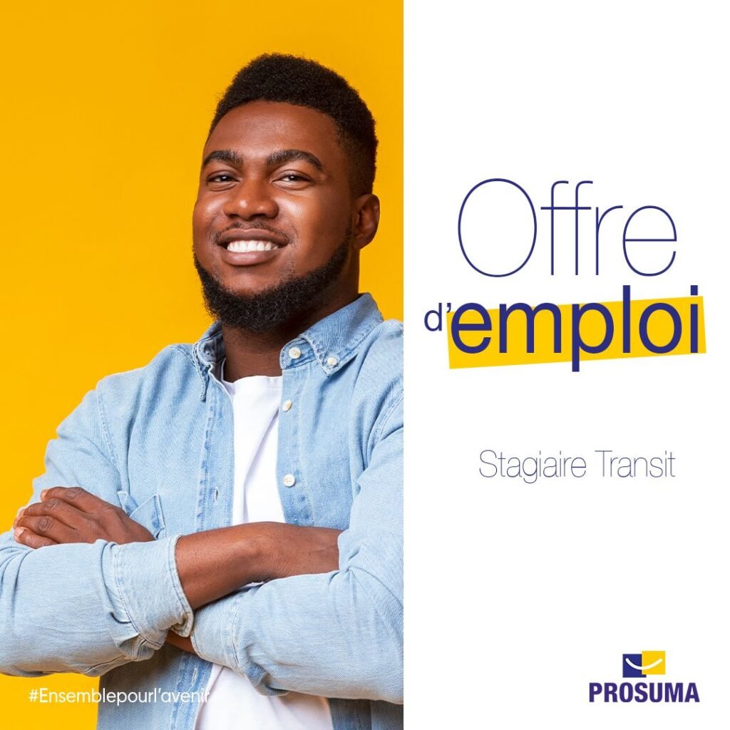 PROSUMA RECRUTE STAGIAIRE TRANSIT H/F
