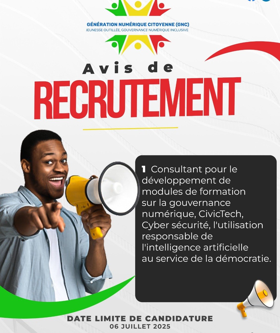 RECRUTEMENT CONSULTANT H/F - Y'a bara | Offres d'Emplois et Stages