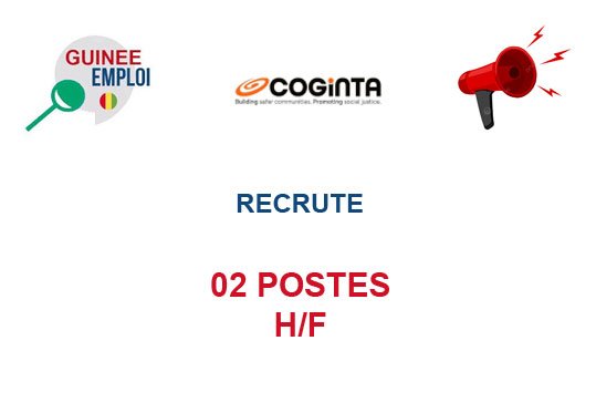 COGINTA RECRUTE 02 POSTES H/F