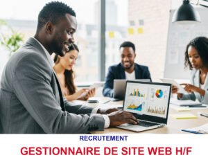 ANAADII.COM RECRUTE GESTIONNAIRE DE SITE WEB H/F