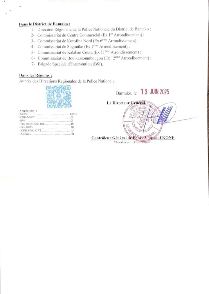RECRUTEMENT DE 2000 GARDIENS DE LA PAIX