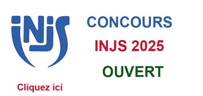 CONCOURS INJS 2025 OUVERT