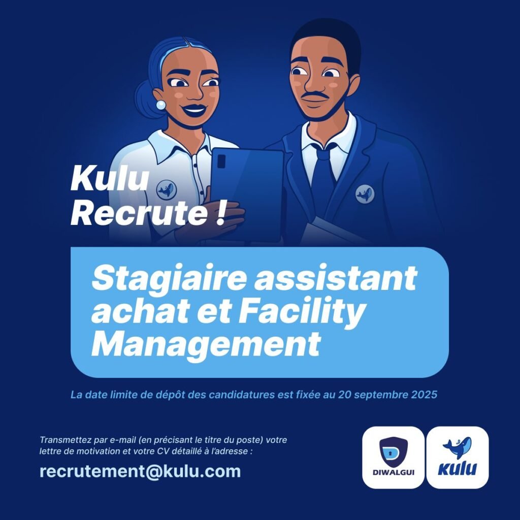 KULU GUINEE RECRUTE STAGIAIRE H/F