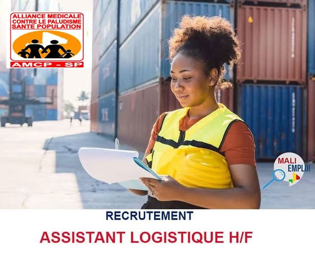 AMCP-SP/ALIMA RECRUTE ASSISTANT LOGISTIQUE H/F
