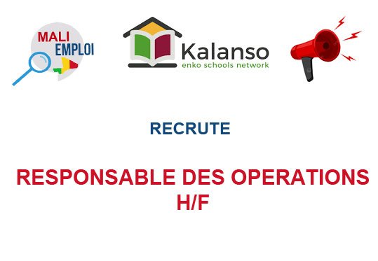 KALANSO RECRUTE RESPONSABLE DES OPERATIONS H/F