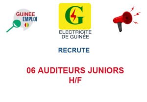 EDG RECRUTE 06 AUDITEURS JUNIORS H/F 06-AUD