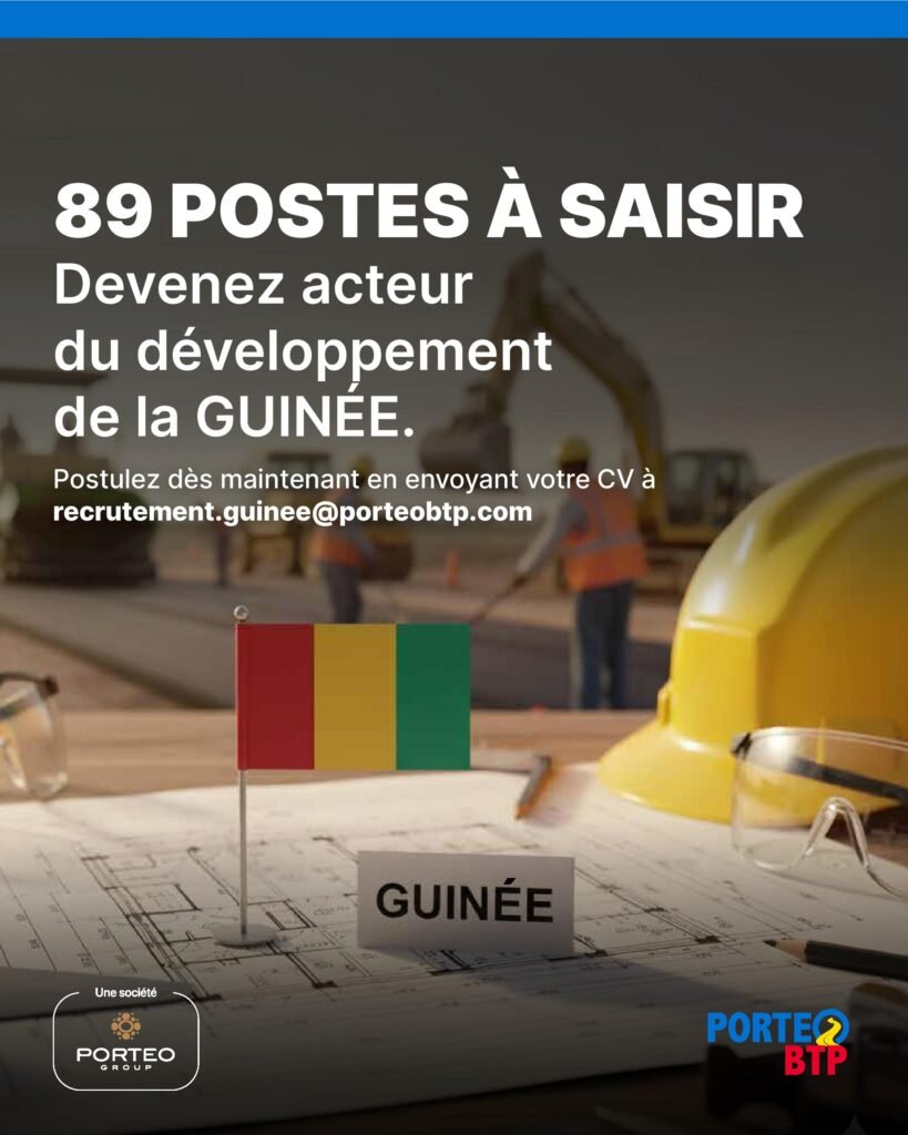 PORTEO BTP RECRUTE 89 POSTES H/F