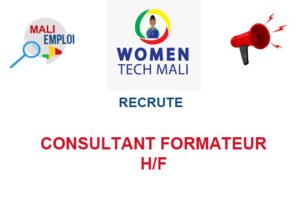 WOMENTECH MALI RECRUTE CONSULTANT FORMATEUR H/F CONFO