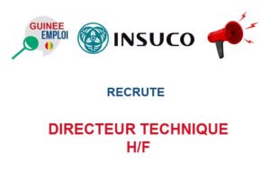 INSUCO RECRUTE DIRECTEUR TECHNIQUE H/F DIRTECH