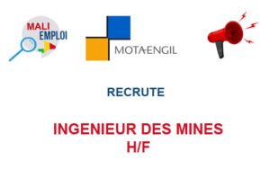 MOTA ENGIL RECRUTE INGENIEUR DES MINES H/F INGMIN
