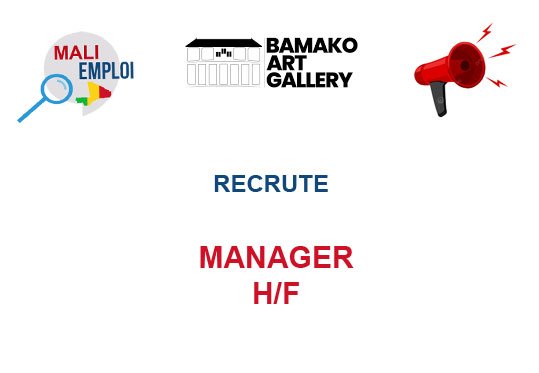 BAMAKO ART GALLERY RECRUTE MANAGER H/F