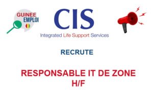 CIS RECRUTE RESPONSABLE IT DE ZONE H/F RESPITZO