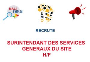 UMO RECRUTE SURINTENDANT DES SERVICES GENERAUX DU SITE H/F SURINE