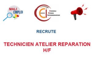 CEI RECRUTE TECHNICIEN ATELIER REPARATION H/F TECHA