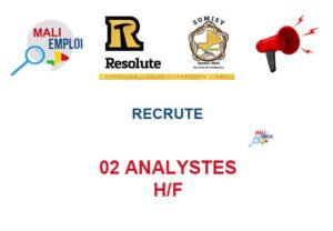 SOMISY RECRUTE 02 ANALYSTES H/F 02-ANYS