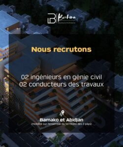 BREHIMA SOUMARE ARCHITECTS RECRUTE 1762524673796