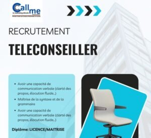 CALL ME GUINEE RECRUTE TELECONSEILLER H/F 576887959_683193638180317_2474421771860660923_n