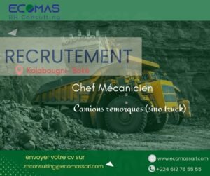 ECOMAS GUINEE RECRUTE CHEF MECANICIEN H/F 592157553_122107909011122985_8856908514578068522_n