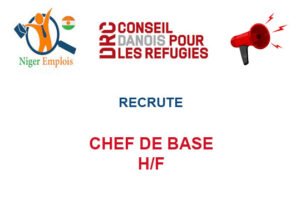 DRC NIGER RECRUTE CHEF DE BASE H/F CB