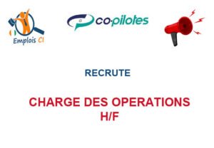 COPILOTES RECRUTE CHARGE DES OPERATIONS H/F CHAROP