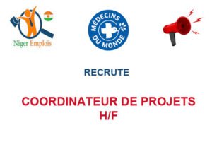 MDM NIGER RECRUTE COORDINATEUR DE PROJETS H/F COOPRO