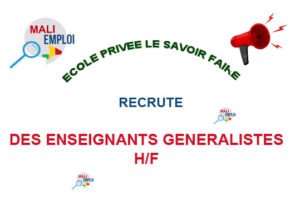 ECOLE PRIVEE LE SAVOIR FAIRE RECRUTE DES ENSEIGNANTS H/F ENSIGNGENE