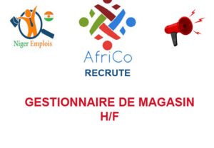 CABINET AFRICO RECRUTE GESTIONNAIRE DE MAGASIN H/F GESTMAGS