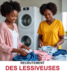 CASA SOLUTION RECRUTE DES LESSIVEUSES LESS