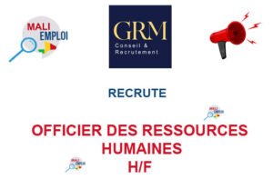 GRM RECRUTE OFFICIER DES RESSOURCES HUMAINES H/F OFFRH