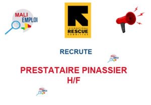 RESCUE RECRUTE PRESTATAIRE PINASSIER H/F PREST-PIN
