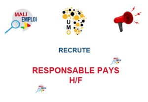 UMO RECRUTE RESPONSABLE PAYS H/F RESPAYS