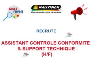 STAGIAIRE ASSISTANT CONTROLE CONFORMITE & SUPPORT TECHNIQUE (H/F) STG