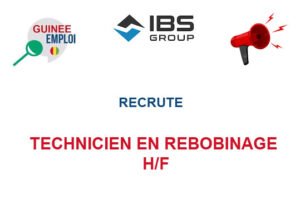 GROUPE IBS RECRUTE TECHNICIEN EN REBOBINAGE H/F TECHREBO