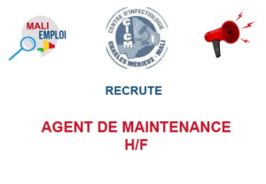 CICM MALI RECRUTE AGENT DE MAINTENANCE H/F image