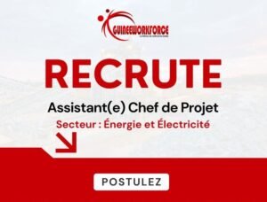 GUINEE WORKFORCE RECRUTE ASSISTANT CHEF DE PROJET H/F 1765364555646