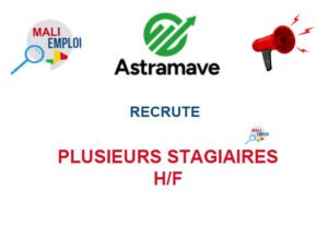 ASTRAMAVE RECRUTE PLUSIEURS STAGIAIRES H/F PLSTG