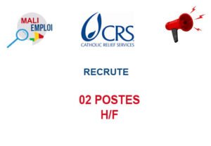 CRS MALI RECRUTE 02 POSTES H/F