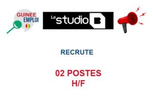 LE STUDIO B RECRUTE 02 POSTES H/F