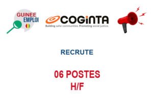 COGINTA GUINEE RECRUTE 06 POSTES H/F