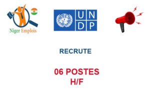 PNUD NIGER RECRUTE 06 POSTES H/F