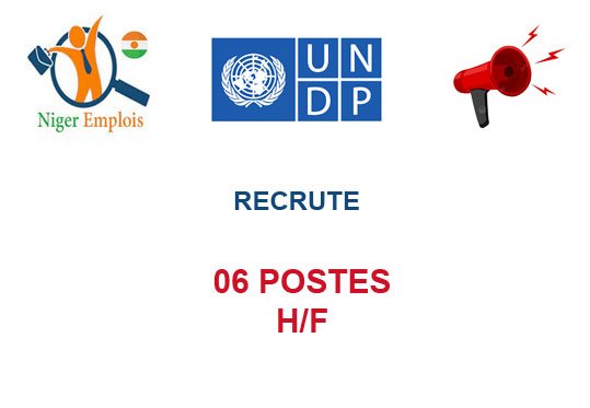 PNUD NIGER RECRUTE 06 POSTES H/F
