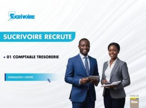 SUCRIVOIRE RECRUTE COMPTABLE TRESORERIE H/F SUCRIVOIRE RECRUTE COMPTABLE TRESORERIE H/F