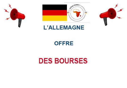 L'ALLEMAGNE OFFRE DES BOURSES - AFRIKA KOMMT 2026