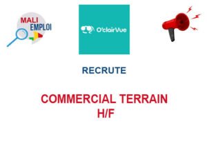O'CLAIRVUE RECRUTE COMMERCIAL TERRAIN H/F