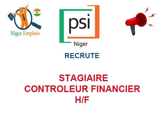 PSI NIGER RECRUTE STAGIAIRE CONTROLEUR FINANCIER H/F