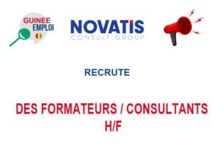 NOVATIS CONSULT GROUPE RECRUTE DES FORMATEURS/CONSULTANTS H/F