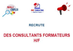 AMC CONSULTING RECRUTE DES CONSULTANTS FORMATEURS H/F DES-CONS